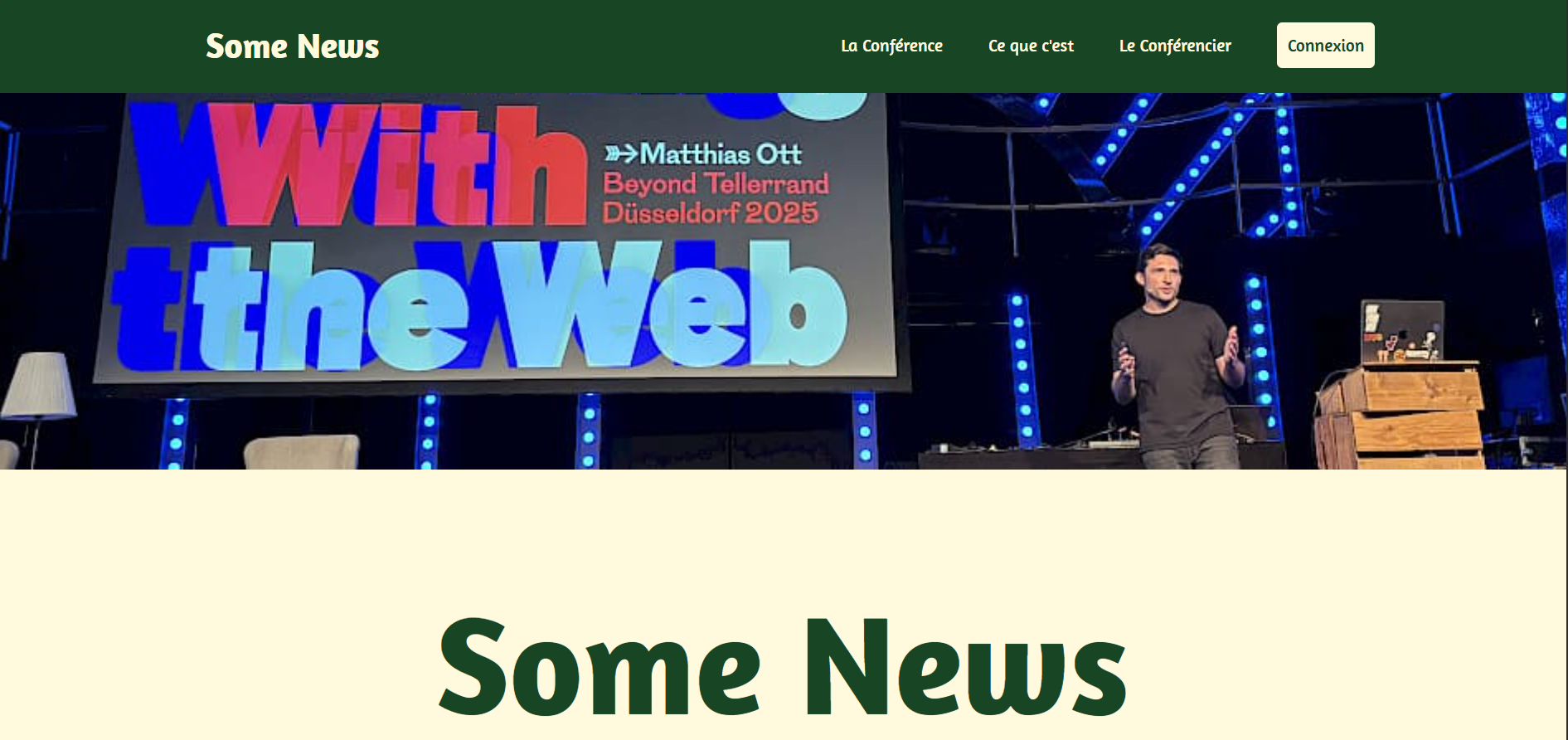 image de mon projet some news